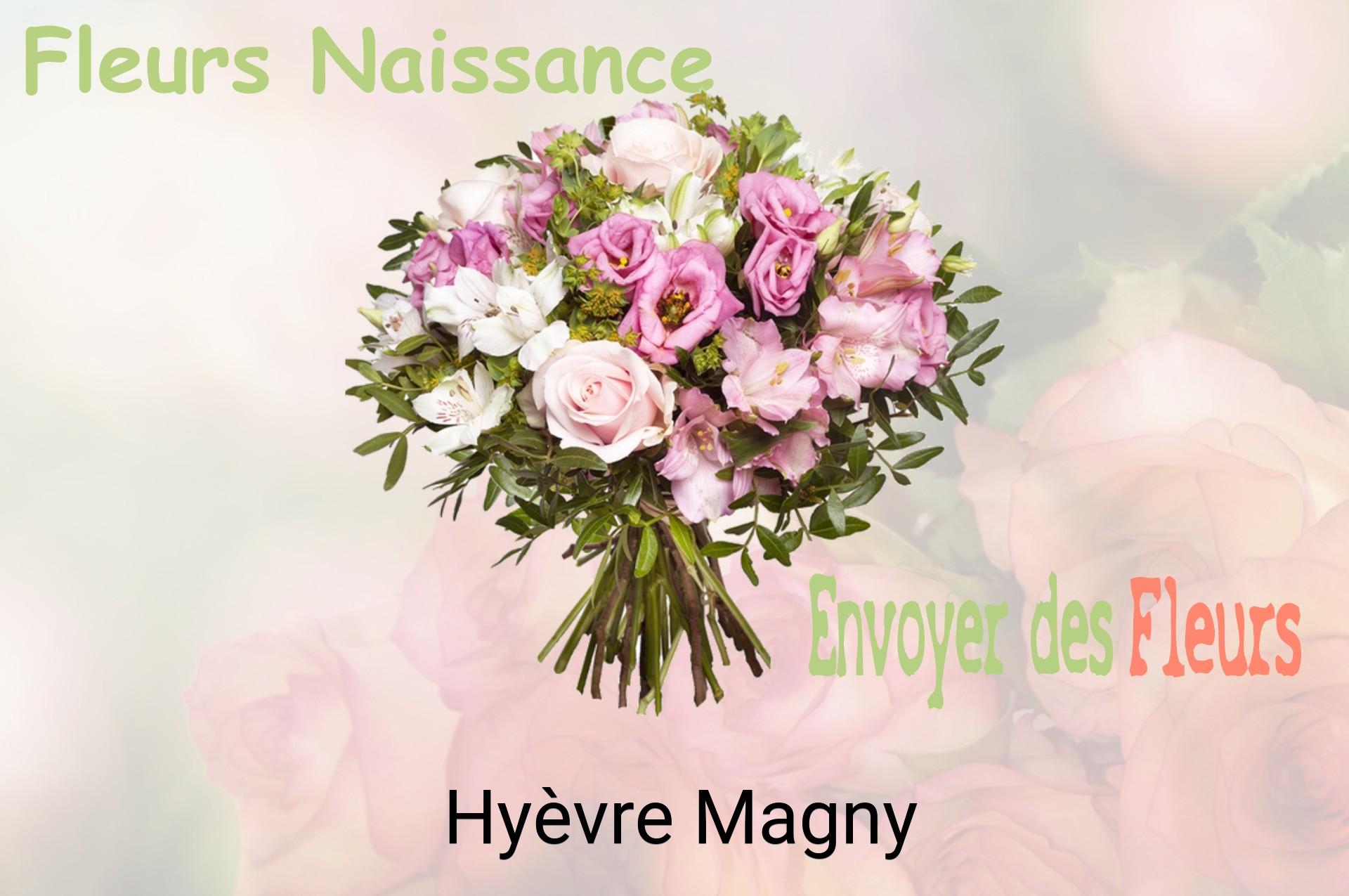 Bouquet de fleurs de naissance livré à Hyèvre-Magny